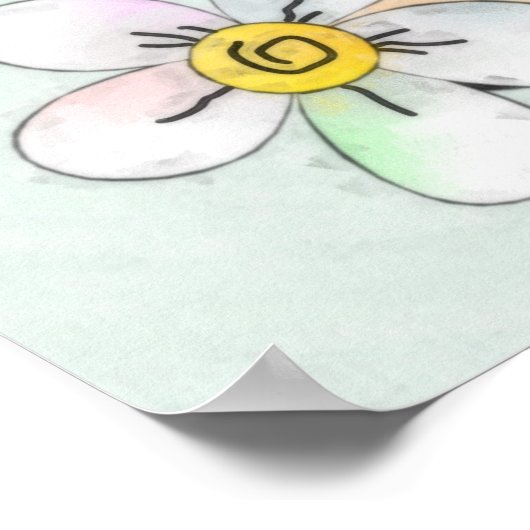 Happy Frog in lente Poster (Hoek)