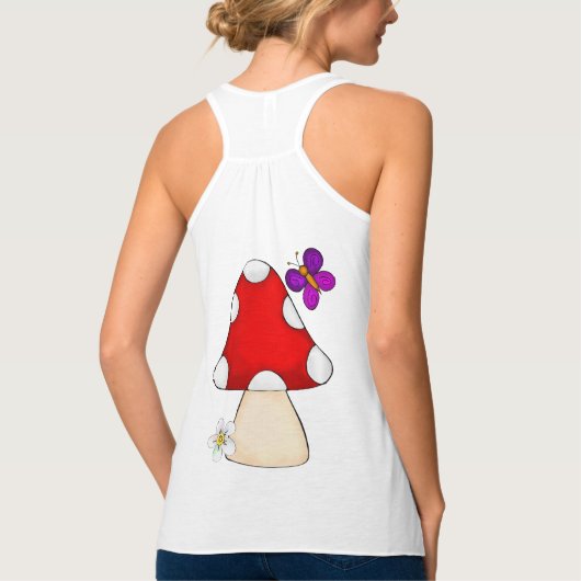 Happy Frog in lente Tanktop (Achterkant)