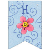 Happy Frog In Spring Decor Gepersonaliseerd Vlaggetjes (Derde vlag)