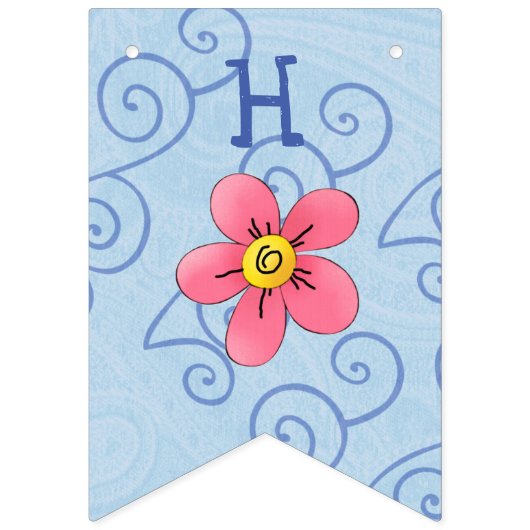 Happy Frog In Spring Decor Gepersonaliseerd Vlaggetjes (Derde vlag)