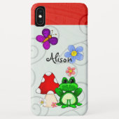 Happy Frog in Spring genoemd Case-Mate iPhone Case (Achterkant)