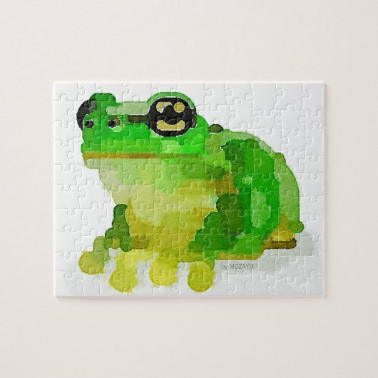 Happy Frog Jigzaag Puzzle Legpuzzel (Horizontaal)