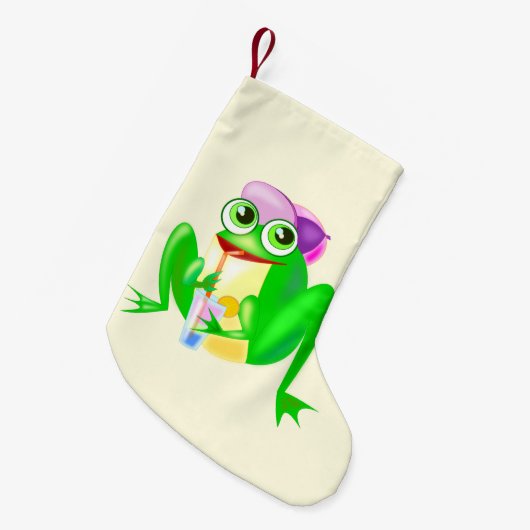 Happy Frog-kerststop Kleine Kerstsok (Voorkant (Hangend))