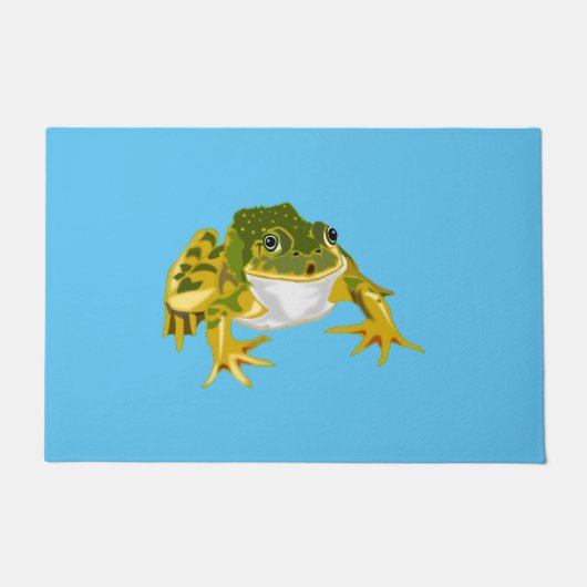 Happy Frog - Kies / voeg je kleur toe Deurmat (Voorkant)