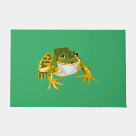 Happy Frog - Kies / voeg je kleuren toe Deurmat (Voorkant)