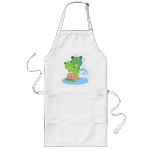 Happy Frog Kitchen Apron Lang Schort