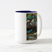 Happy Frog-mok Tweekleurige Koffiemok (Voorkant rechts)