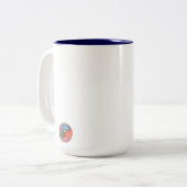 Happy Frog-mok Tweekleurige Koffiemok (Voorkant links)