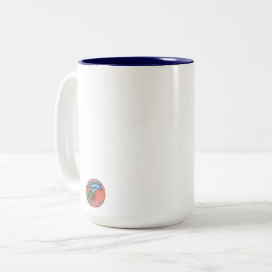 Happy Frog-mok Tweekleurige Koffiemok (Voorkant links)