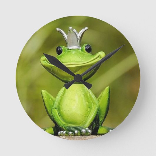 Happy frog ronde klok (Voorkant)