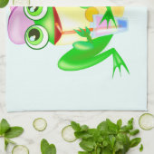 Happy Frog Sunny keukenhanddoek (Gevouwen)