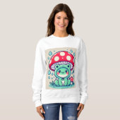 Happy Frog & Umbrella 🐸☔ Trui (Voorkant volledig)