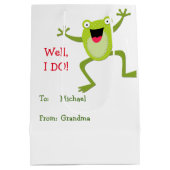 Happy Frog-Valentijn Medium Cadeauzakje (Achterkant)