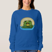 Happy Frog Women's Sweatshirt (Voorkant)