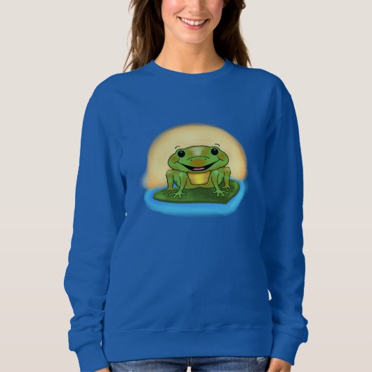 Happy Frog Women's Sweatshirt (Voorkant)