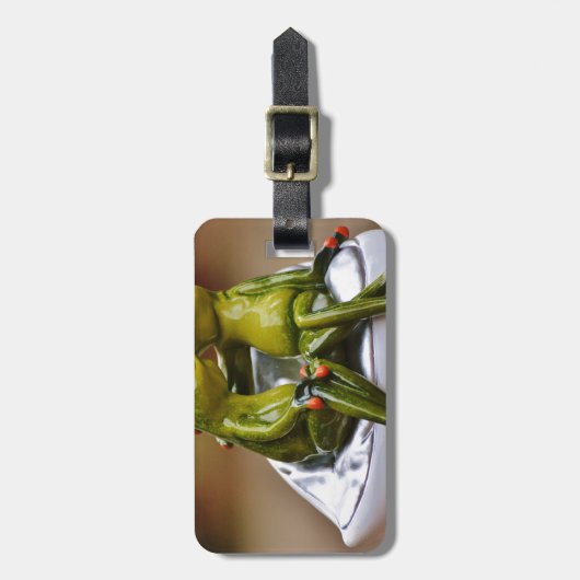 Happy Frogs Bagagelabel (Voorkant verticaal)