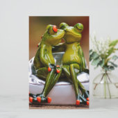 Happy Frogs Briefpapier (Staand voorkant)