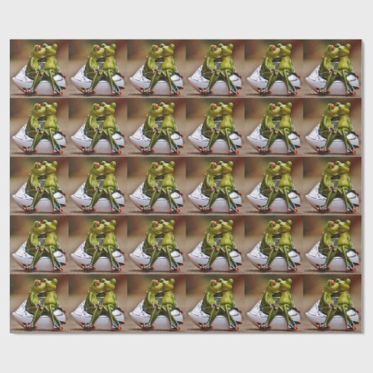 Happy Frogs Cadeaupapier (Vlak)