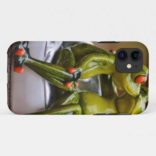 Happy Frogs Case-Mate iPhone Case (Achterkant (horizontaal))