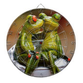 Happy Frogs Dartbord (Voorkant)