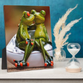 Happy Frogs Fotoplaat (Zijkant)