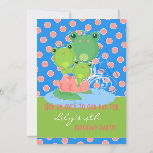 Happy Frogs Kaart (Voorkant)