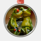 Happy Frogs Metalen Ornament (Voorkant)