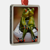 Happy Frogs Metalen Ornament (Rechts)