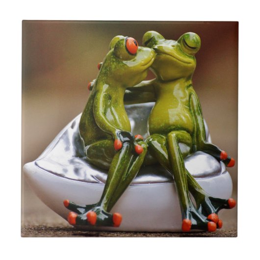 Happy Frogs Tegeltje (Voorkant)