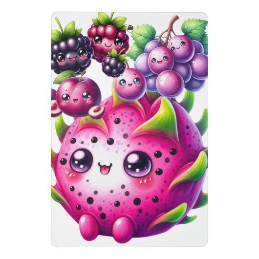 Happy Fruit Mini Klembord (Achterkant)