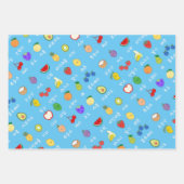 Happy Fruit Party (Koreaanse) Gift Wrap Inpakpapier Vel (Voorkant 2)