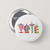 Happy Fun GOTV Button / Stem Button (Voorkant /achterkant)