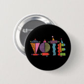 Happy Fun GOTV Button / Stem Button (Voorkant /achterkant)