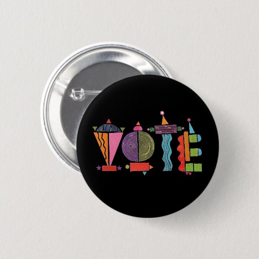 Happy Fun GOTV Button / Stem Button (Voorkant /achterkant)