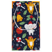 Happy Fun-kerstpatroon Klein Cadeauzakje (Achterkant)