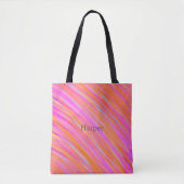 Happy Fun Kleurrijk Bold Bright Collectie Tote Bag (Voorkant)