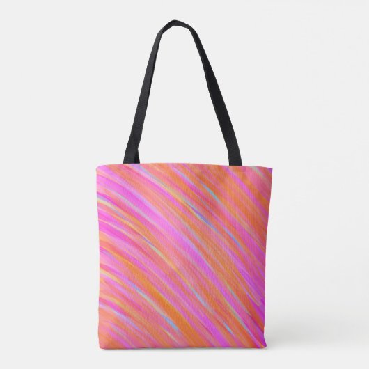Happy Fun Kleurrijk Bold Bright Collectie Tote Bag (Achterkant)