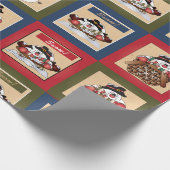 Happy Fun Snowmen | Kerstmis Cadeaupapier (Hoek)