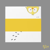 Happy Fun Yellow Belly Band Uitnodigingen Wikkel