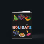 Happy Funny Feestdagen Diwali Kwanzaa Hanukkah Chr Kaart<br><div class="desc">Happy Funny Feestdagen Diwali Kwanzaa Hanukkah Christmas</div>