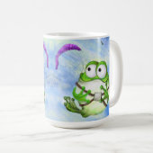 Happy Funny Frog Paraglider Mok (Voorkant rechts)