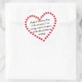 Happy Funny Valentijnsdag gift citeert sarcastisch Ronde Sticker (Tas)