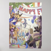 Happy furry con poster (Voorkant)