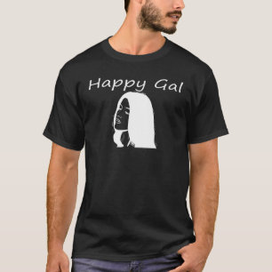 Happy Gal Apparel voor vrouwen en meisjes print ko T-shirt