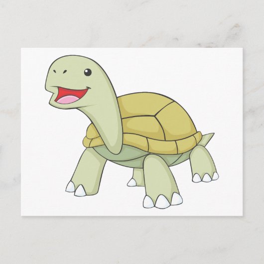 Happy Galapagos Tortoise Briefkaart (Voorkant)