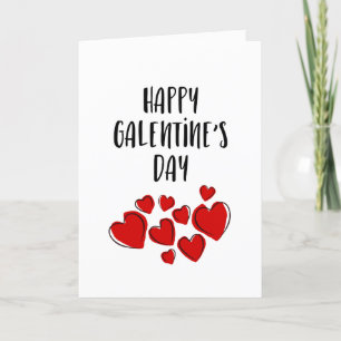Happy Galentine's dag meisje vrienden Valentijnse  Feestdagen Kaart