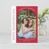 Happy galentines dag moderne vriendschap valentijn feestdagenkaart (Staand voorkant)