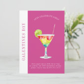 Happy galentines dag moderne vriendschap valentijn feestdagenkaart (Staand voorkant)