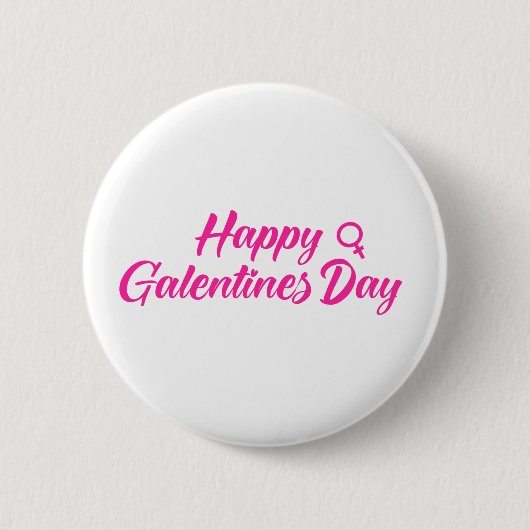 Happy Galentines dag Ronde Button 5,7 Cm (Voorkant)