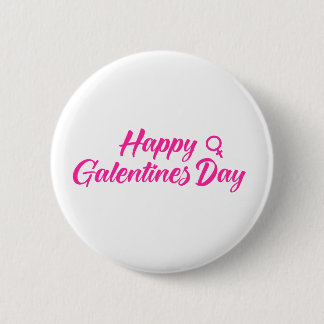 Happy Galentines dag Ronde Button 5,7 Cm